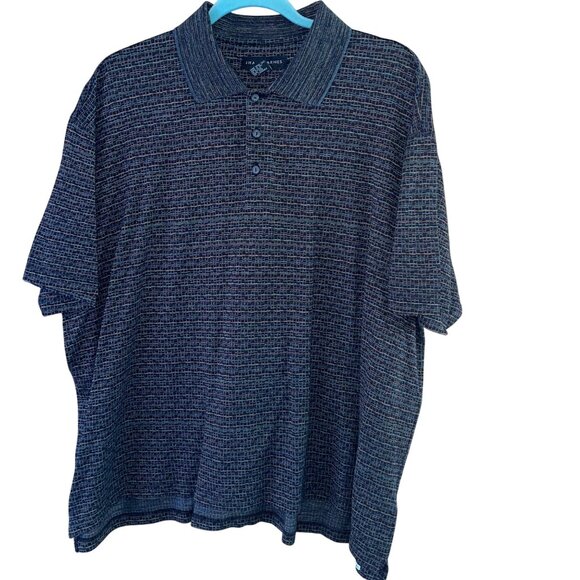 Jhane Barnes Other - Jhane Barnes Vintage Mens Polo Shirt Size Large Multicolor Pure Cotton